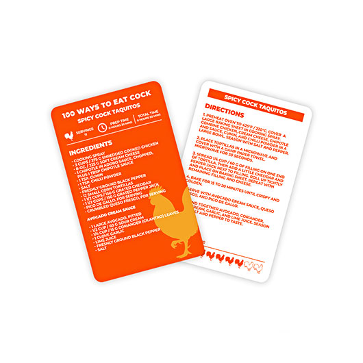 Gift Republic 100 Ways To Eat Cock