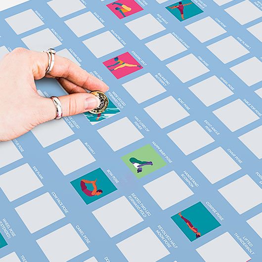 Gift Republic 100 Yoga Poses Bucket List