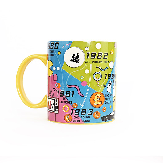 Gift Republic 80s Decade Mug