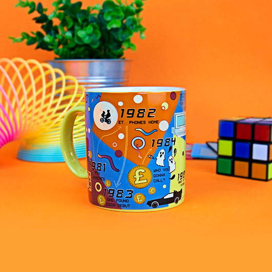 gift republic 80s Decade Mug