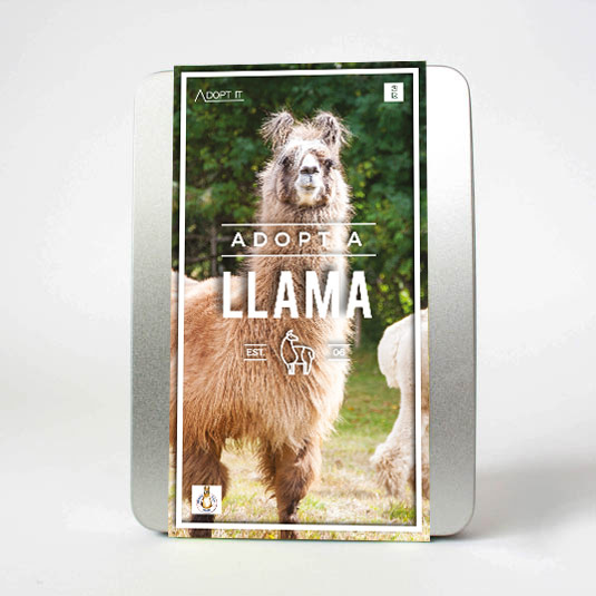 gift republic Adopt a Llama Gift Tin