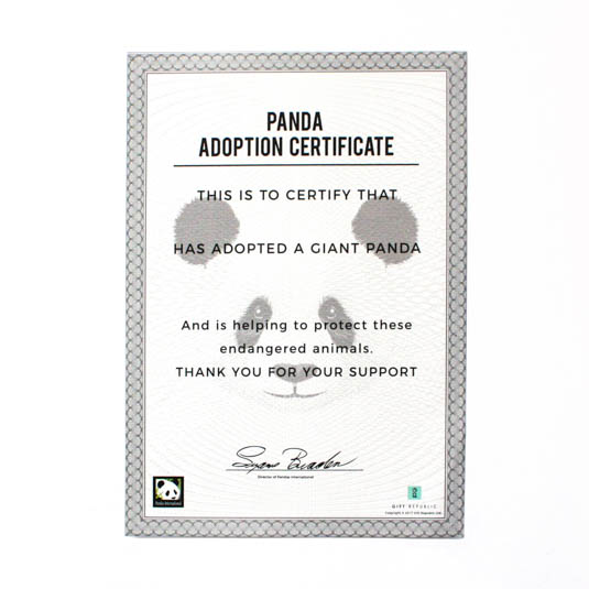 Gift Republic Adopt A Panda
