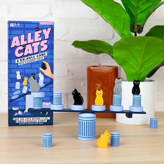 gift republic Alley Cats Stacking Game