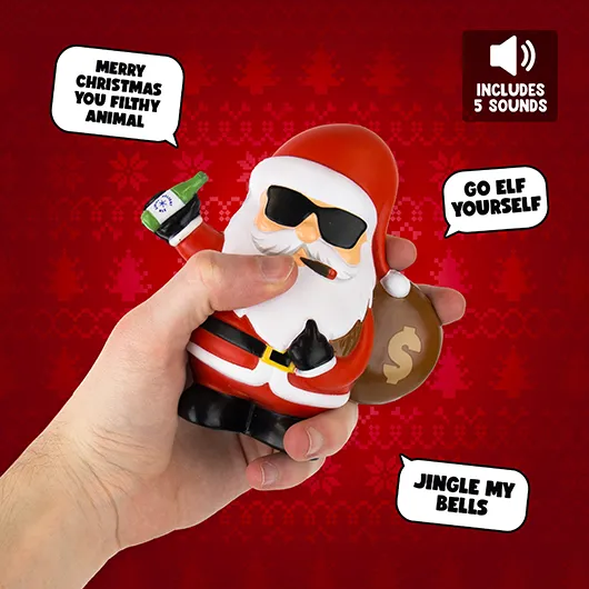 gift republic Bad Santa – Talking Stress Reliever