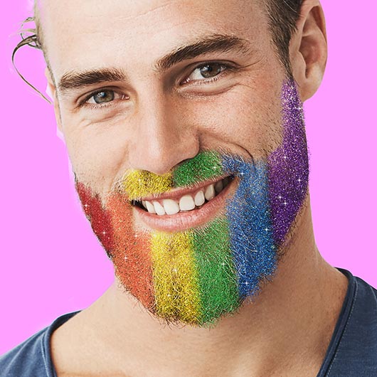gift republic Beard Dazzled Glitter