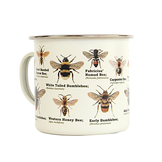 Gift Republic Bee Enamel Mug