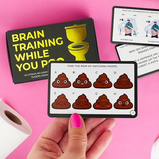gift republic Brain Training While You Poo