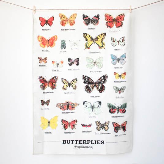 gift republic Butterfly Tea Towel