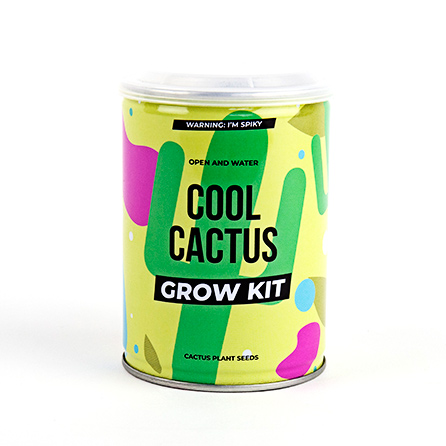 Gift Republic Cactus Grow Tin