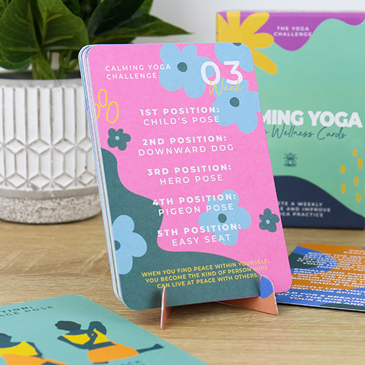 gift republic Calming Yoga Cards