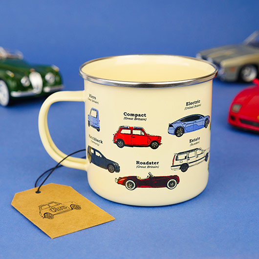 Gift Republic Car Enamel Mug