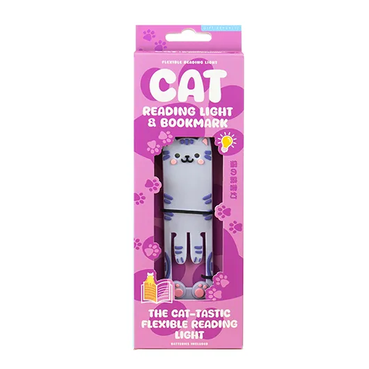 Gift Republic Cat Reading Light & Bookmark