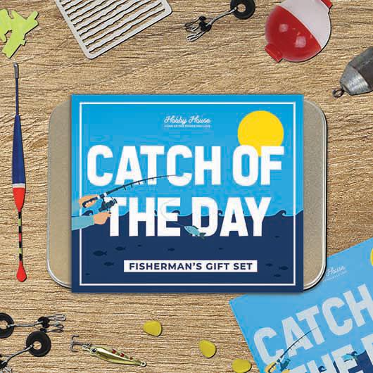 gift republic Catch of the Day Fishing Tin