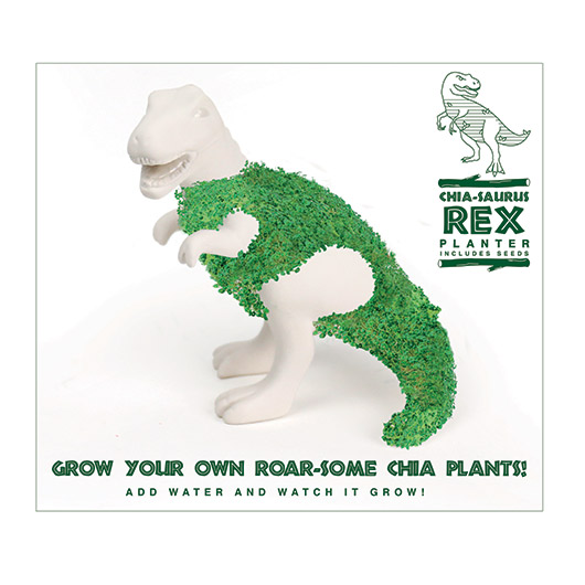 Gift Republic Chia-saurus Rex Planter