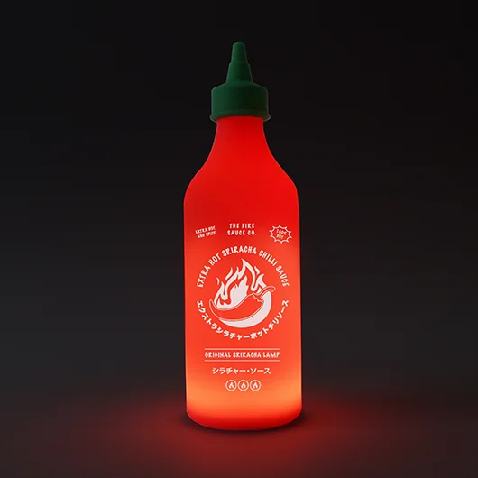 gift republic Chilli Sauce Bottle Squeezy Lamp