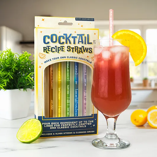 gift republic Cocktail Recipe Straws