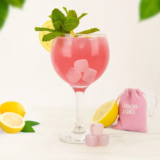 Gift Republic Cocktail Stones – Rose Quartz