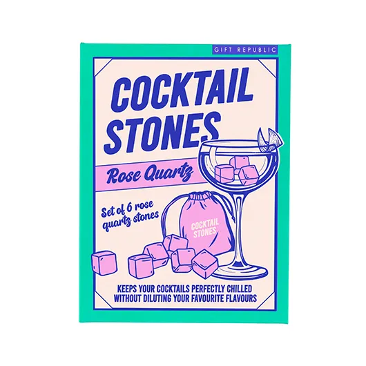 Gift Republic Cocktail Stones – Rose Quartz