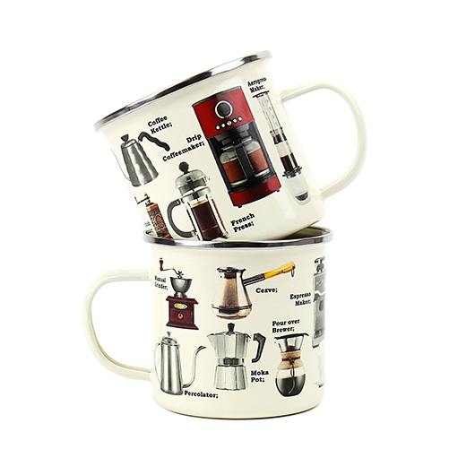 Gift Republic Coffee Enamel Mug