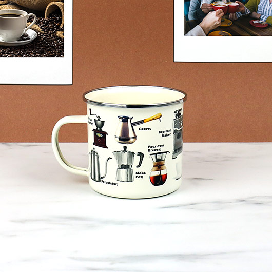 gift republic Coffee Enamel Mug