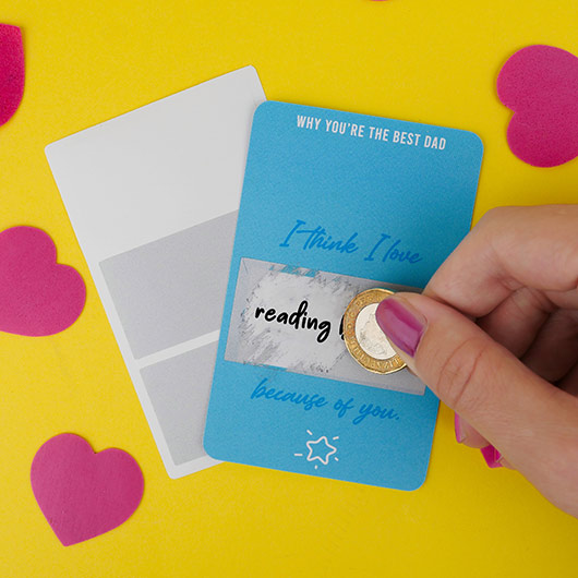 Gift Republic Dad DIY Scratch Cards