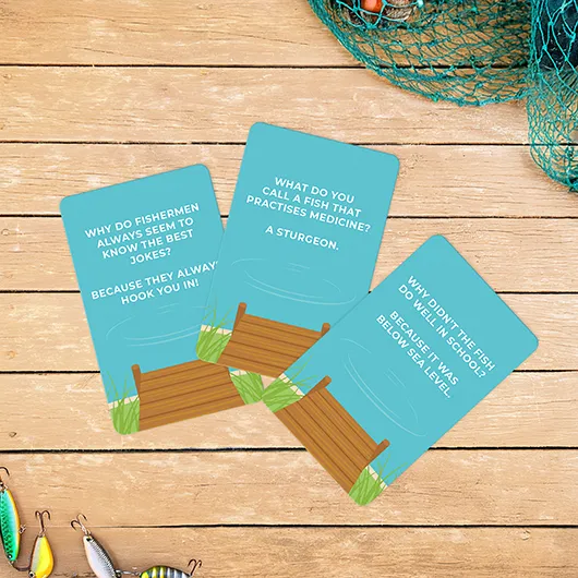 Gift Republic Dad Jokes: Fishing Edition