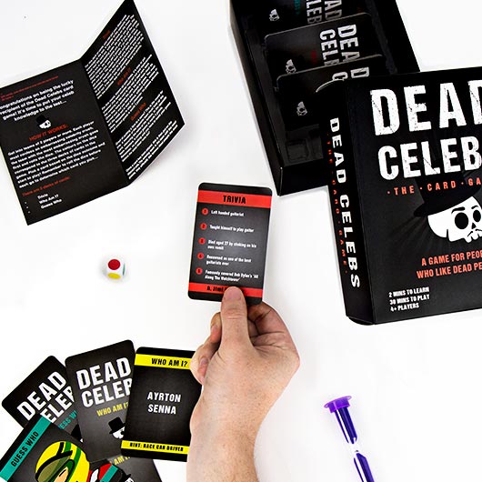 Gift Republic Dead Celebs Trivia Card Game