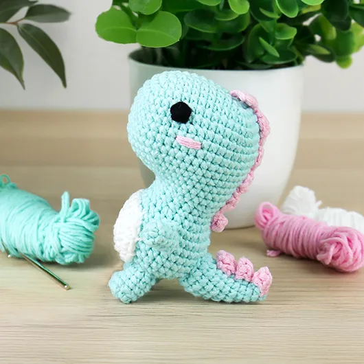 Gift Republic Dino DIY Crochet Kit
