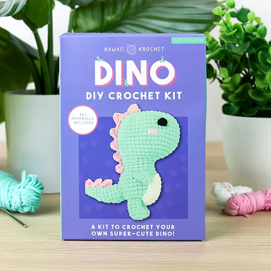 Gift Republic Dino DIY Crochet Kit