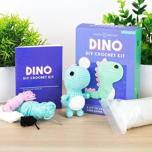 Gift Republic Dino DIY Crochet Kit
