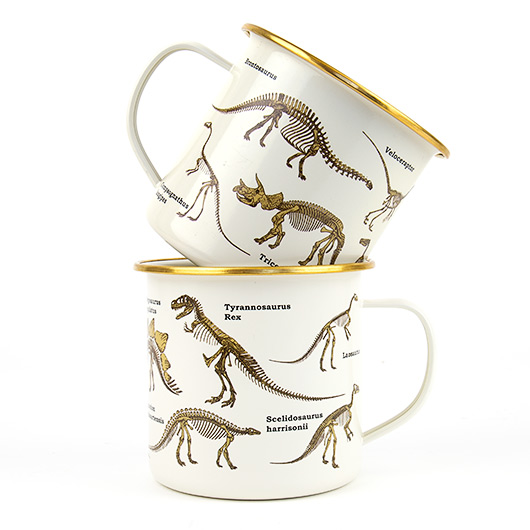 Gift Republic Dinosaur Enamel Mug