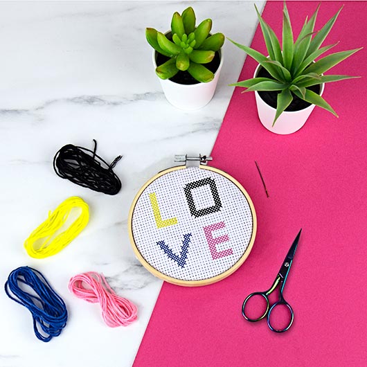 gift republic DIY Cross Stitch Kit