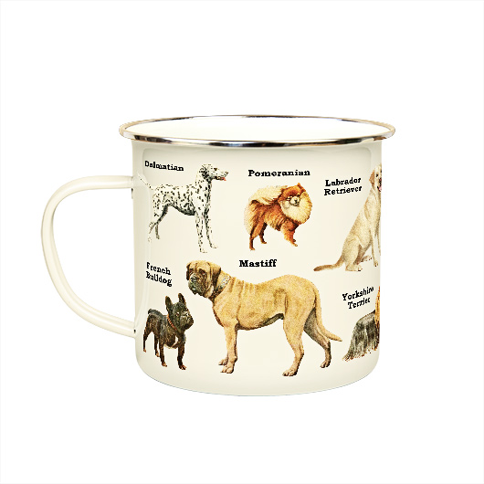 Gift Republic Dogs Enamel Mug