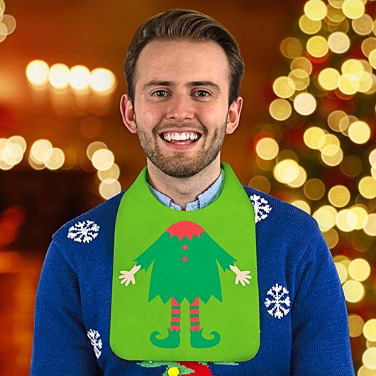 gift republic Festive Adult Bibs
