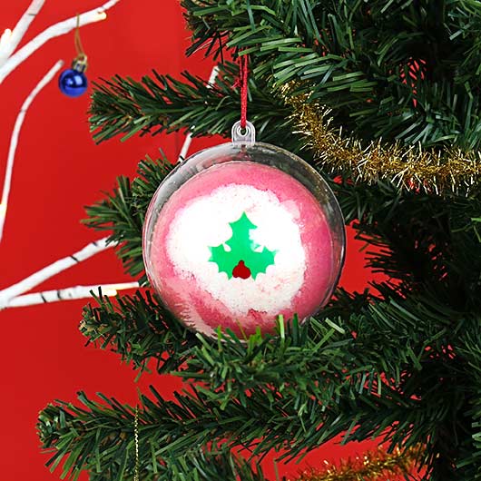 gift republic Festive Bath Bomb Bauble
