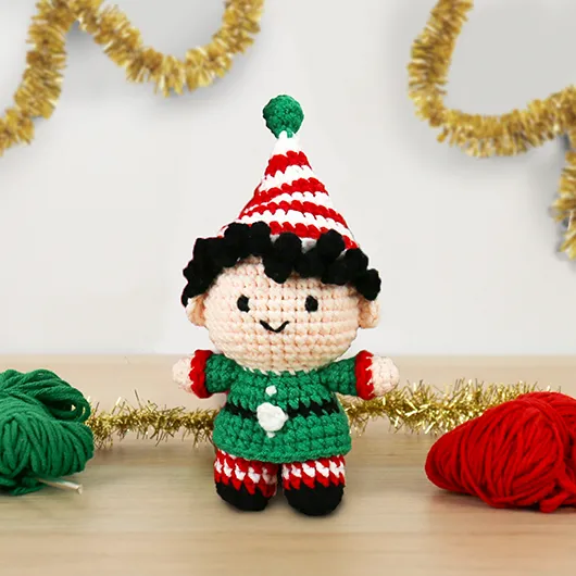 Gift Republic Festive Elf – DIY Crochet Kit