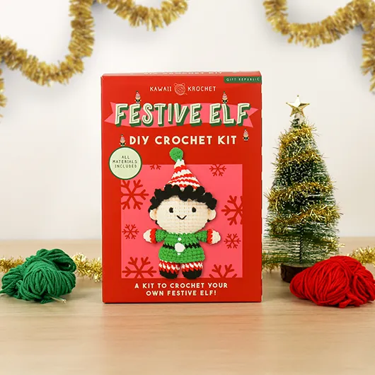 Gift Republic Festive Elf – DIY Crochet Kit
