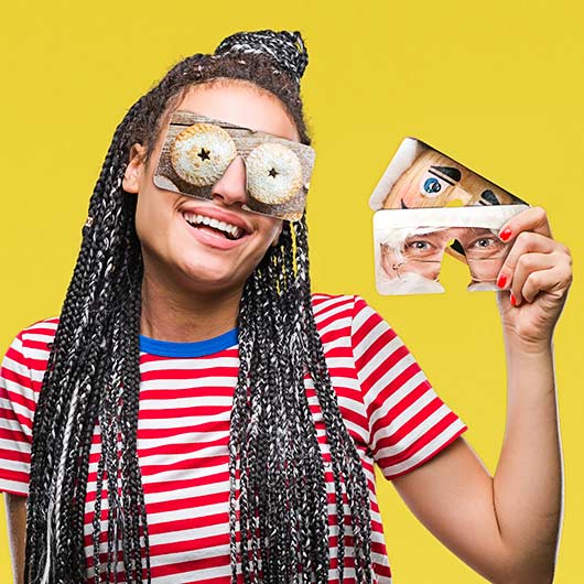 gift republic Festive Face Coaster