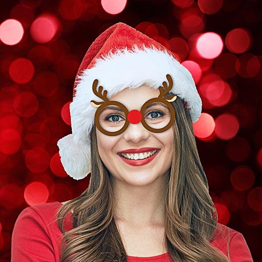 gift republic Festive Face Glasses