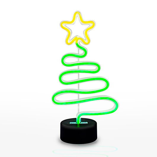 Gift Republic Festive Neon Christmas Tree Light