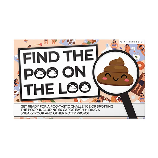 Gift Republic Find The Poo On The Loo Cards