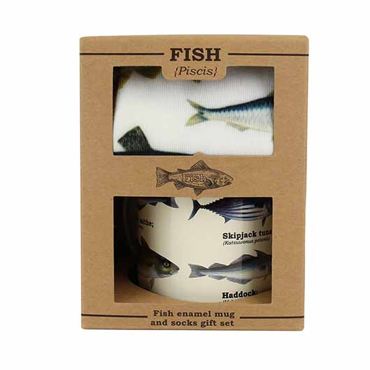 Gift Republic Fish Mug & Socks