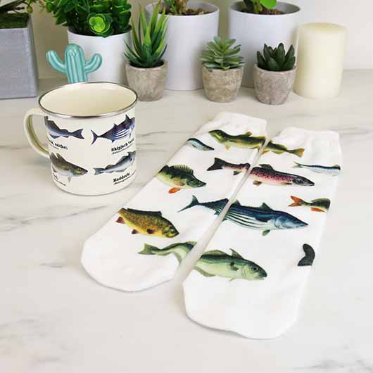 gift republic Fish Mug & Socks