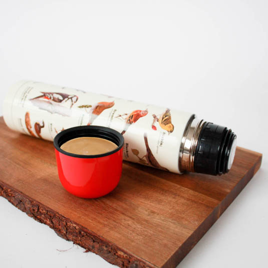 Gift Republic Garden Birds Flask