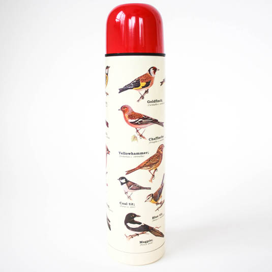 gift republic Garden Birds Flask