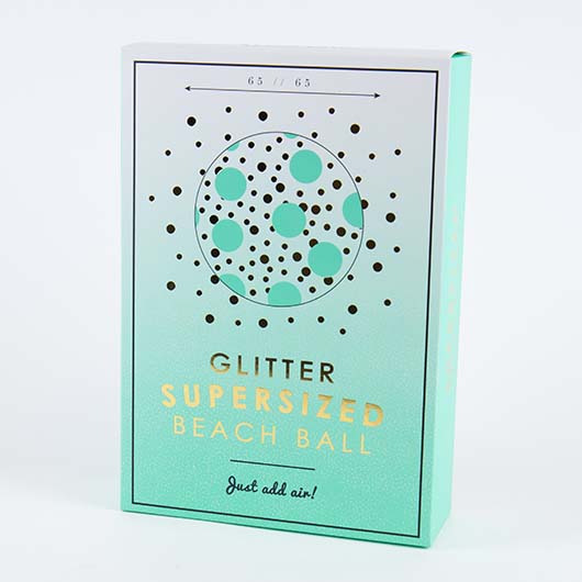Gift Republic Giant Inflatable Glitter Beach Ball