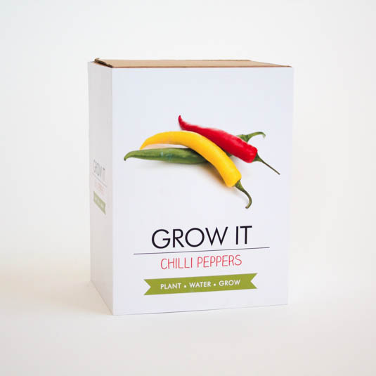 gift republic Grow Your Own Chilli Peppers - Grow It