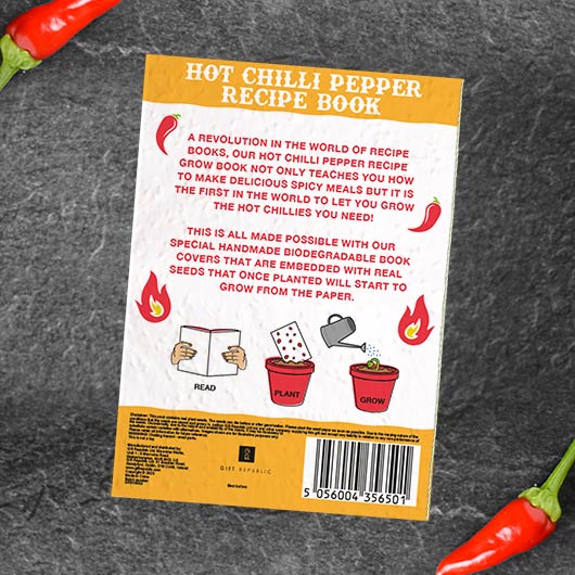 Gift Republic Hot Chilli - Grow Book