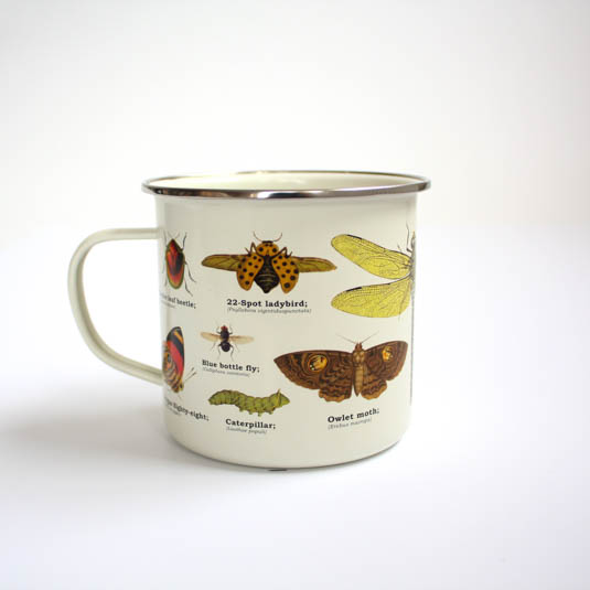 gift republic Insects Enamel Mug