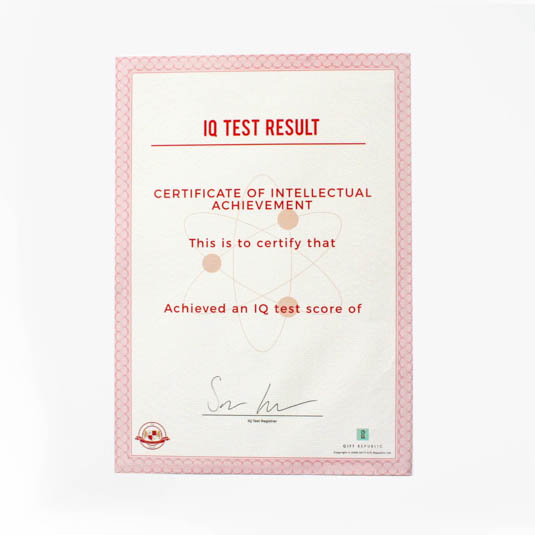 Gift Republic IQ Test